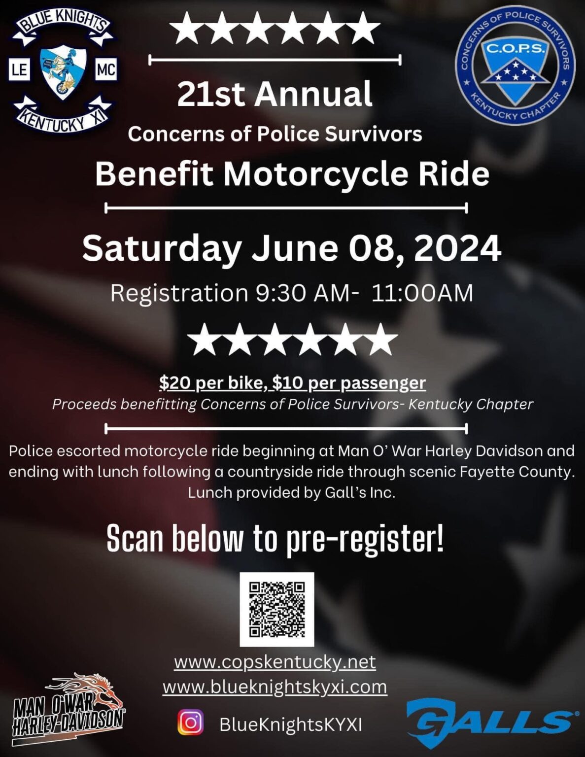 Motorcycle Riding Conference 21st Annual Concerns of Police Survivors Benefit Motorcycle Ride – Blue ...